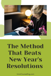 The Method That Beats New Year's Resolutions. Pinnable image